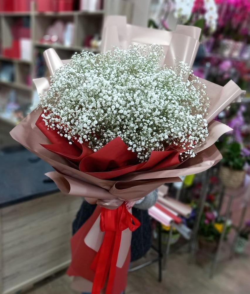 Букет Белые хлопья в Радице-Крыловке Букет цветов из: Гипсофила в Радице-Крыловке