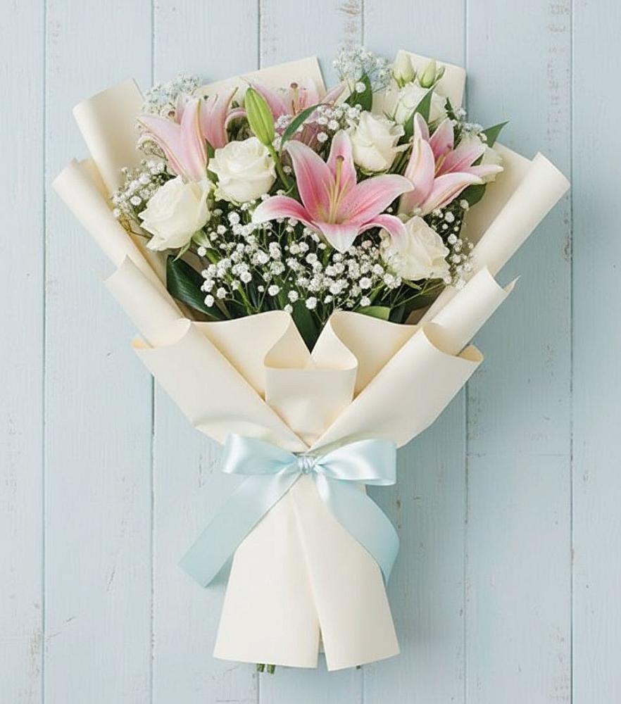 Букет цветов из: Лилии в Радице-Крыловке