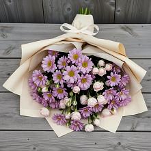 Букет цветов из:  Розы и Хризантемы #REPLACE_PRED# Радице-Крыловке