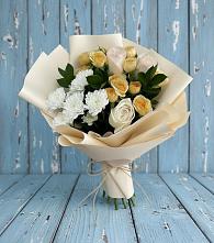 Букет цветов из:  Розы и Хризантемы #REPLACE_PRED# Радице-Крыловке