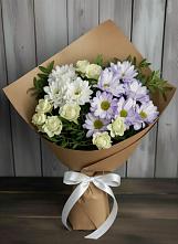Букет цветов из:  Хризантемы и Розы в Радице-Крыловке