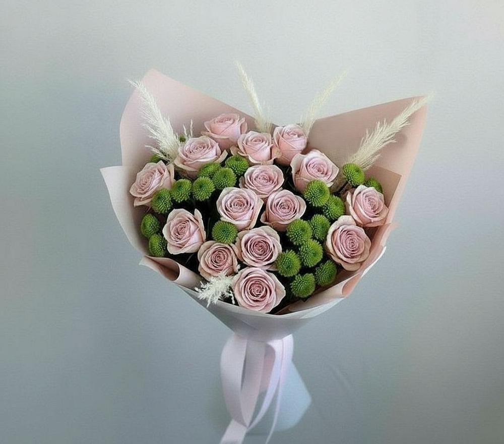 Букет цветов из: Розы и Хризантемы в Радице-Крыловке