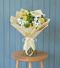 Букет цветов из:  Хризантемы и Розы #REPLACE_PRED# Радице-Крыловке