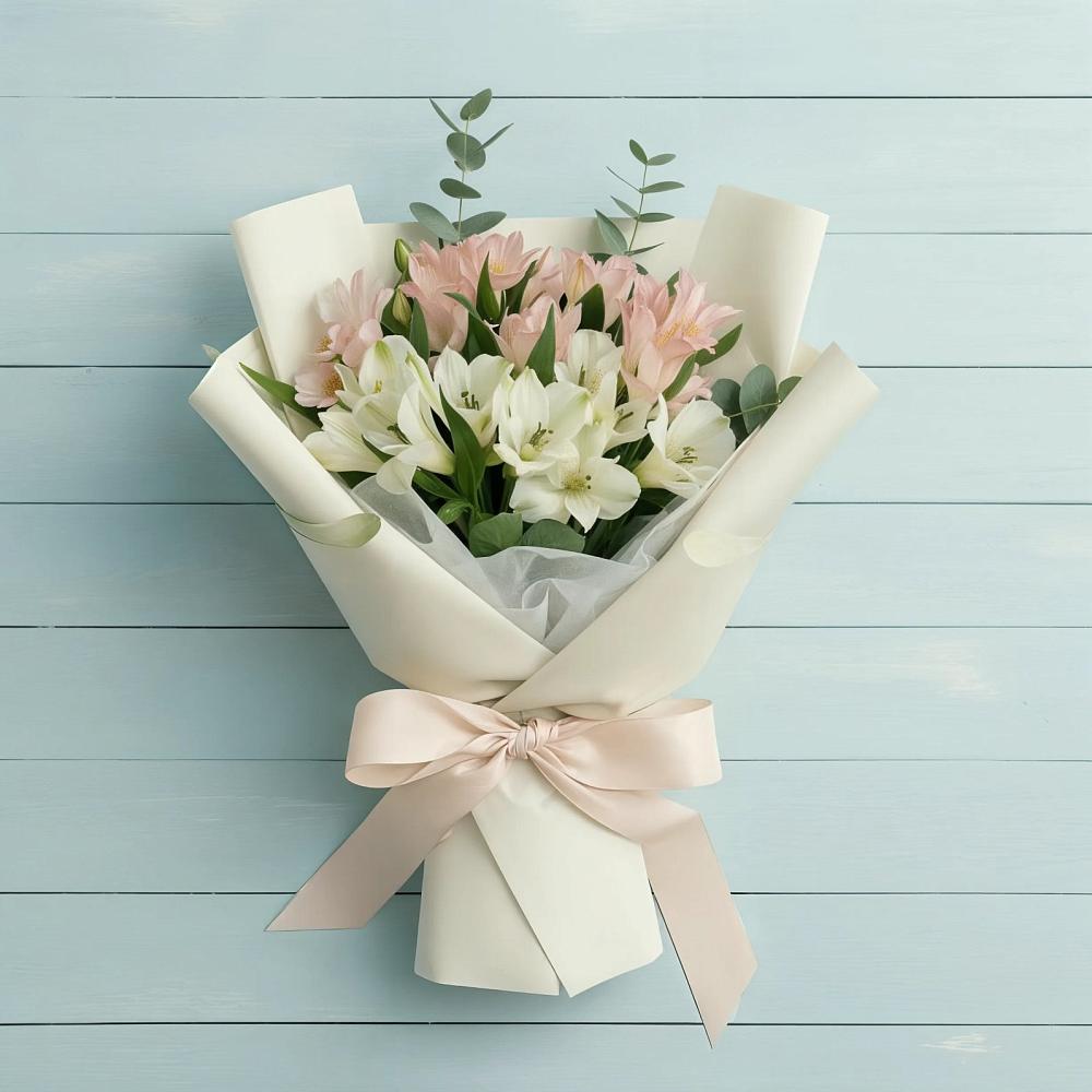 Букет цветов из: Альстромерии в Радице-Крыловке