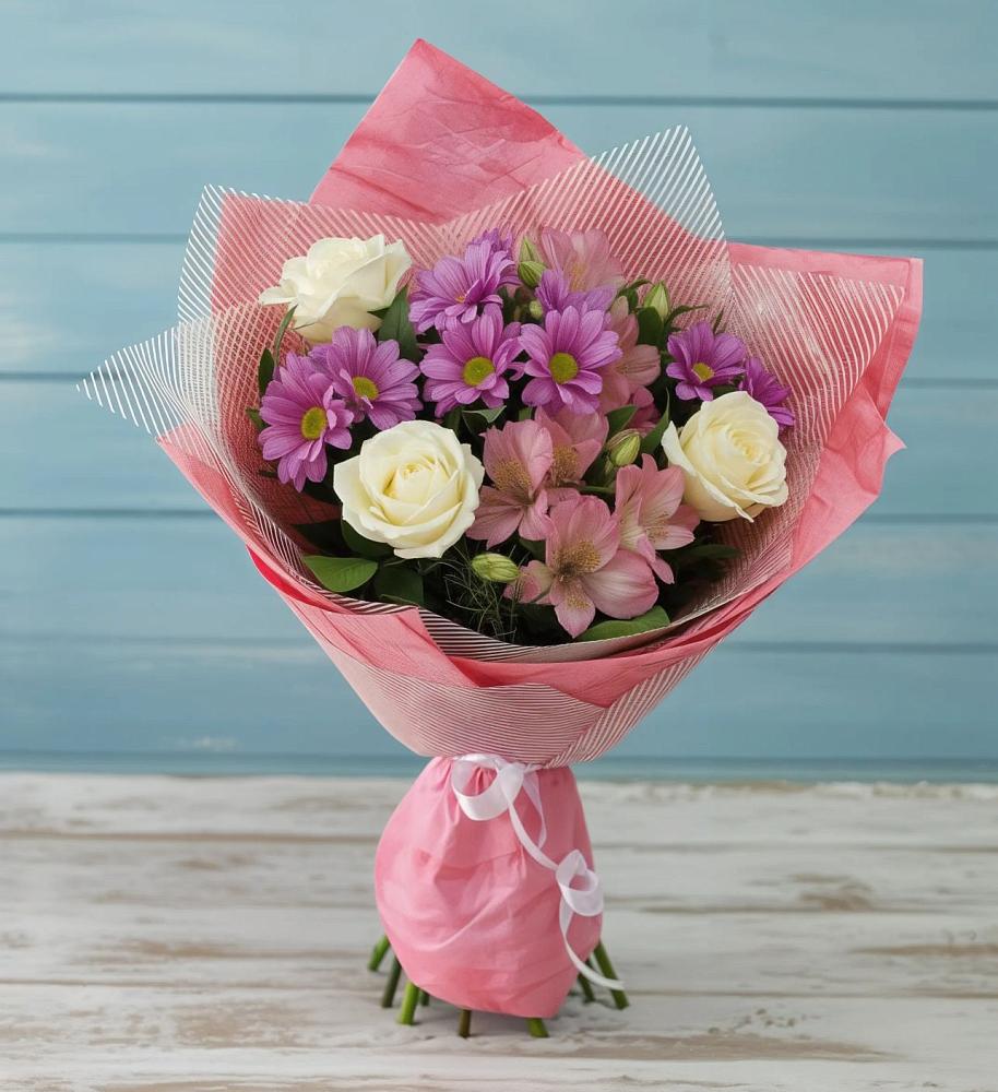 Букет цветов из: Герберы в Радице-Крыловке