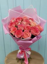 Букет 15 Розовых роз Равель в Радице-Крыловке
