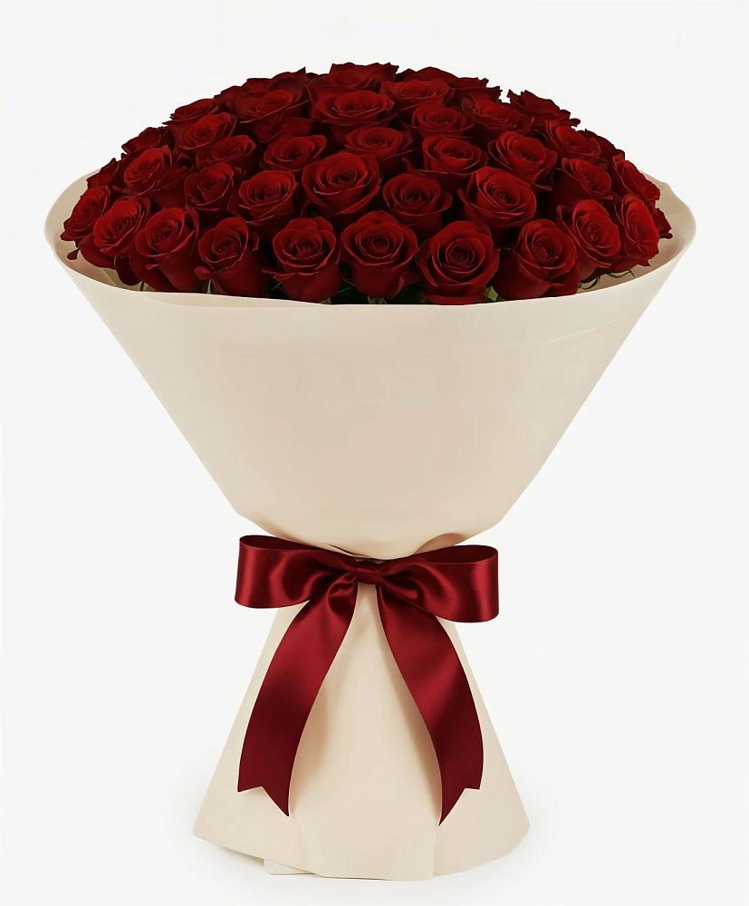 Букет 101 Бордовая роза Блэк Бакарра в Радице-Крыловке